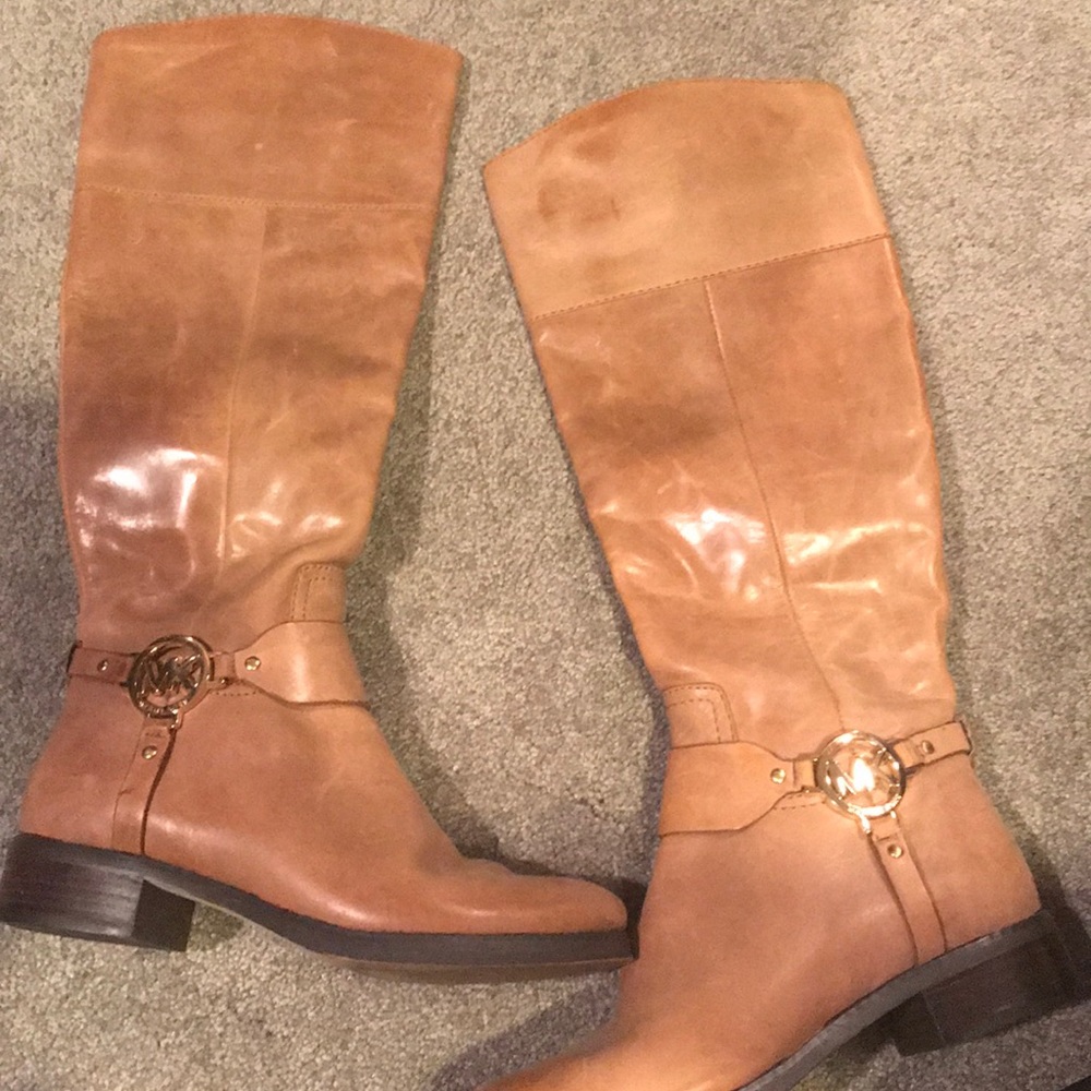 Camel Color Michael Kors Boots